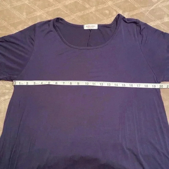 Belaroi Navy Blue 1X Short Sleeve Dress. - Picture 6 of 8